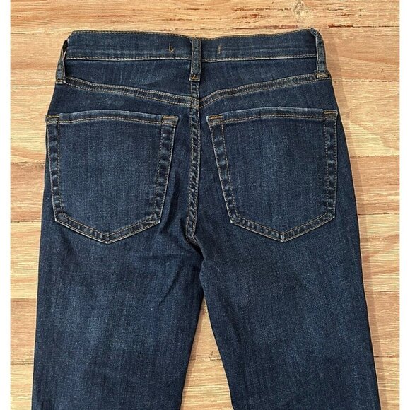 Free People Womens Size 24  Skinny Ankle Jeans Distressed Dark Wash Denim NEW - Picture 4 of 7